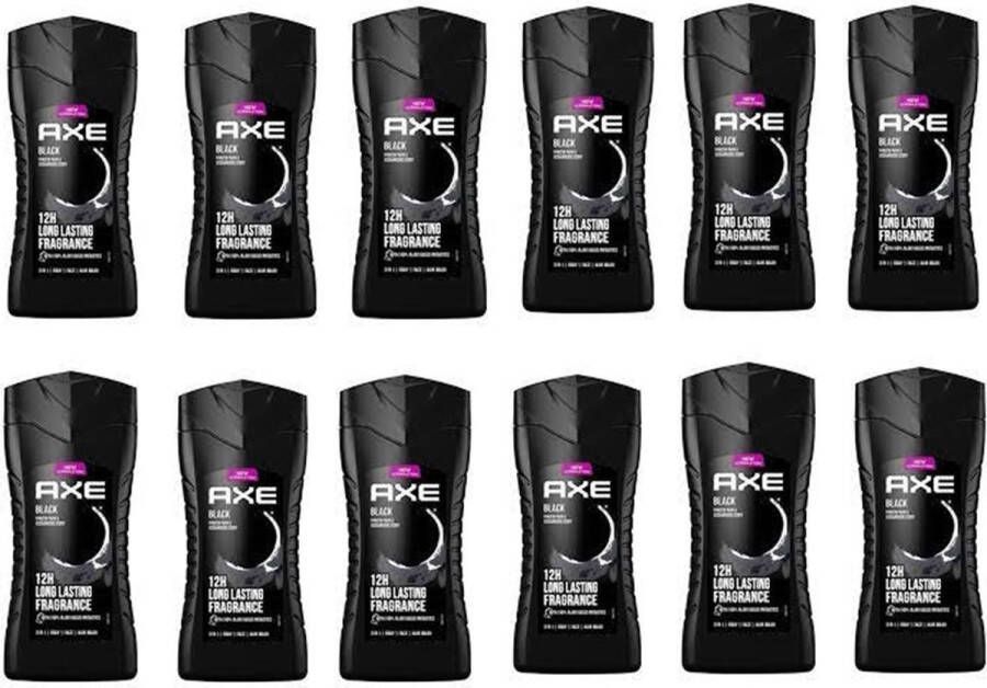 Axe Douchegel Black Voordeelverpakking 12 x 250 ml