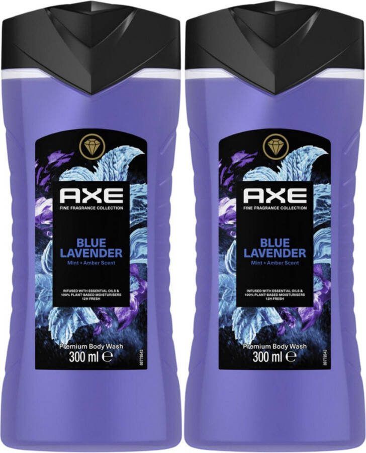 Axe Douchegel Blue Lavender 300 ml x 2