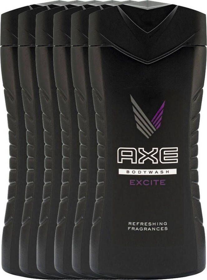 Axe Douchegel Excite 6 x 400 ml Voordeelverpakking