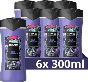 Axe Fine Fragrance Collection Blue Lavender douchegel 6 x 300 ml voordeelverpakking