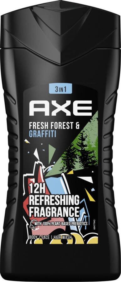 Axe Douchegel Fresh Forest & Graffiti Bodywash 3in1 250ml