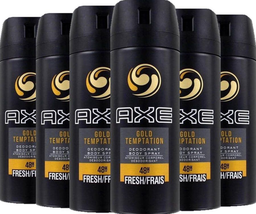 Axe Gold Temptation Amber Deo Spray (Voordeelverpakking) 12 x 150 ml