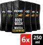 Axe 3-in-1 Douchegel Facewash & Shampoo Mannen Wild Mojito & Cedarwood 6 x 250 ml Voordeelverpakking - Thumbnail 1
