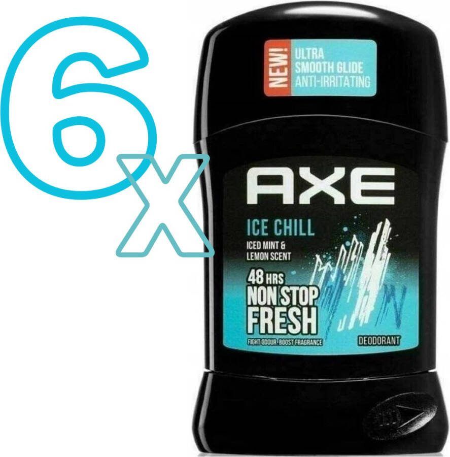 Axe Ice Chill Deodorant Stick 6x50 ml Iced mint en Citroengeur