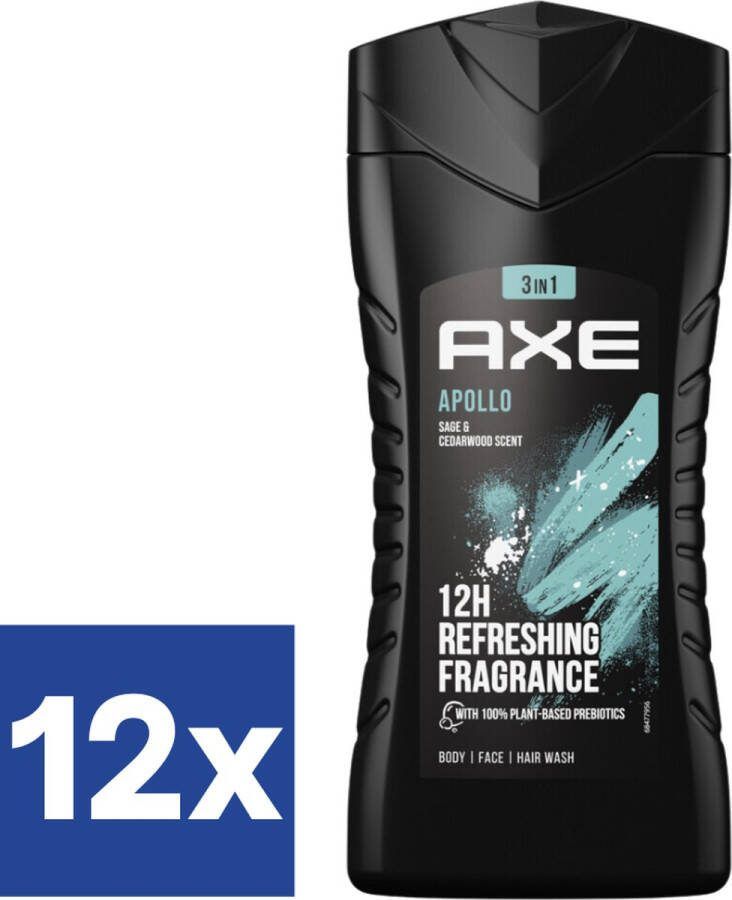 Axe Men Apollo Douchegel (Voordeelverpakking) 12 x 250 ml