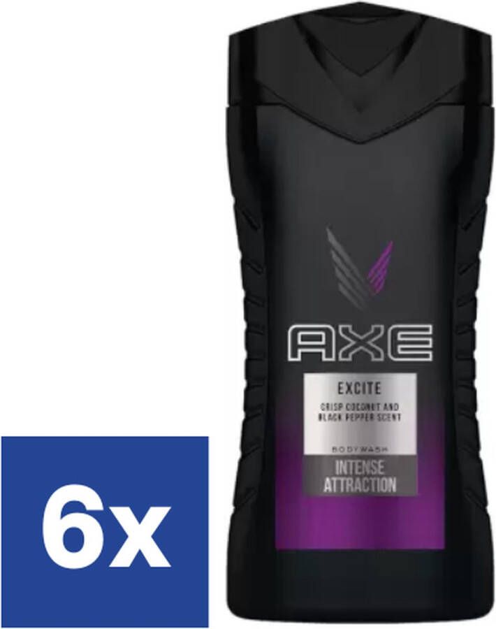 Axe Men Excite Douchegel 6 x 250 ml