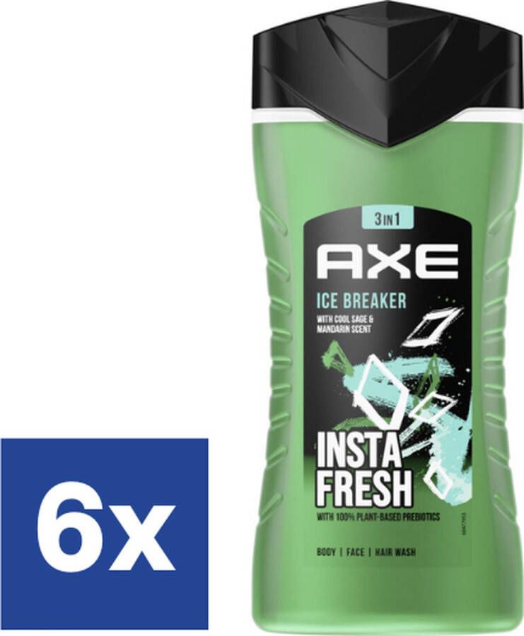 Axe Men Ice Breaker Douchegel 6 x 250 ml