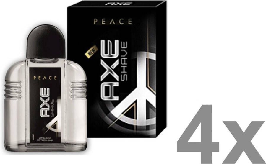Axe Peace For Men 4 x 100 ml Aftershave Voordeelverpakking