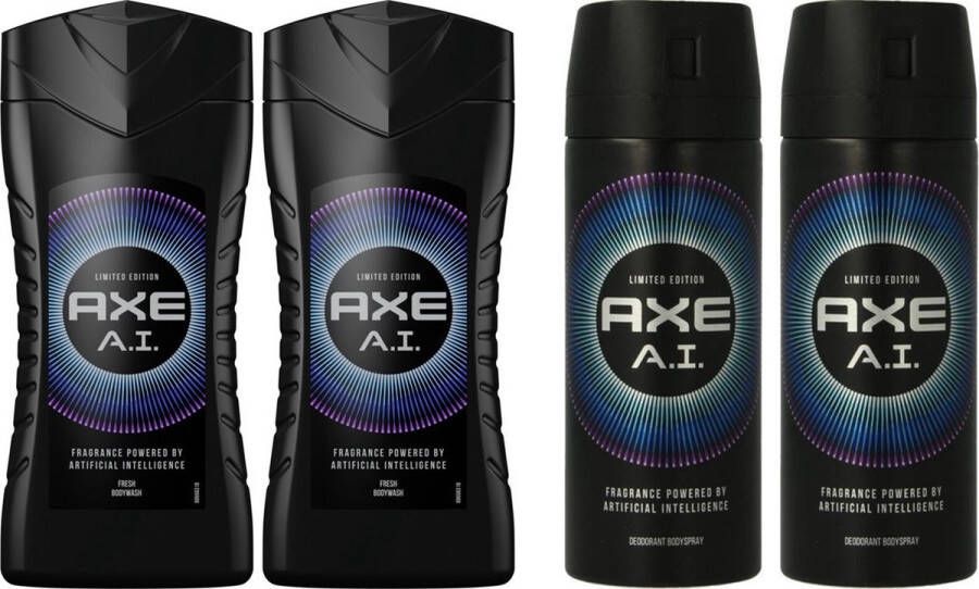 Axe Set A.I. Fresh 2 x Douchegel & 2 x Deo Spray