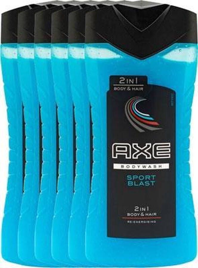 Axe Sport Blast For Men 6 x 250 ml Douchegel Voordeelverpakkingen