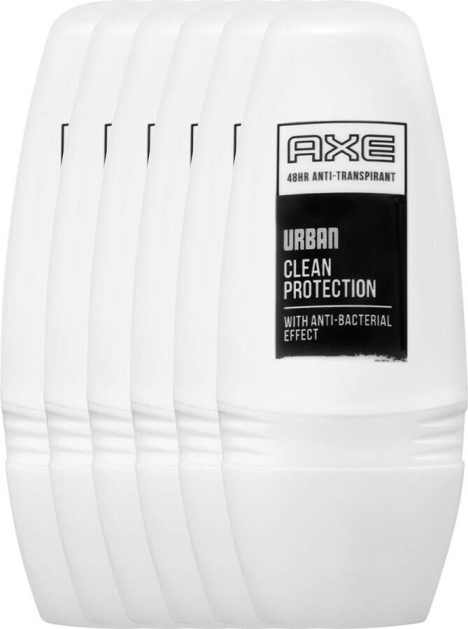Axe Urban Anti-Transpirant Deodorant 6 x 50 ml Voordeelverpakking