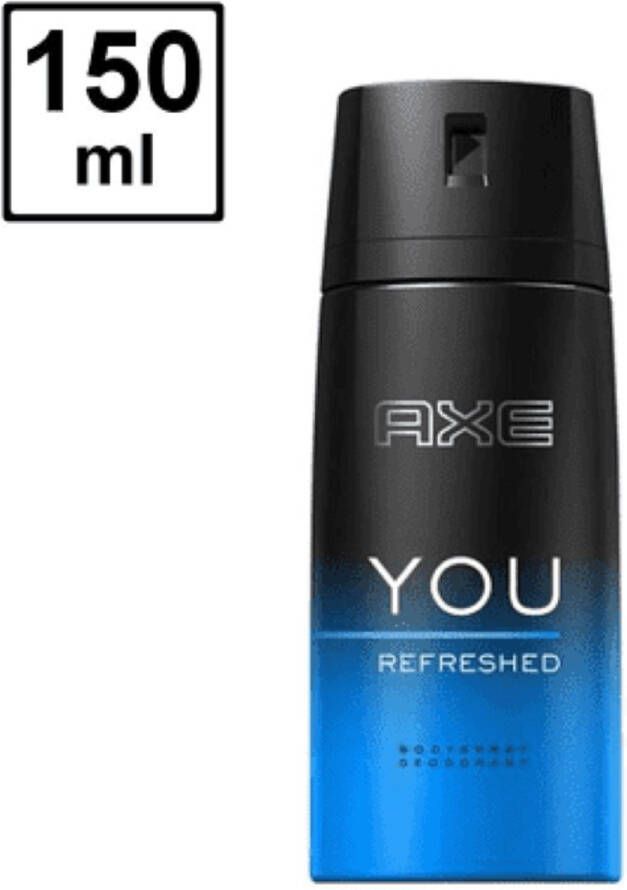 Axe You Refreshed 6 x 150 ml Deodorant Spray Voordeelverpakking