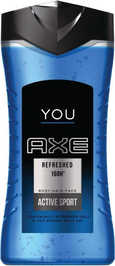 Axe You Refreshed Douchegel 6 x 250ml Voordeelverpakking