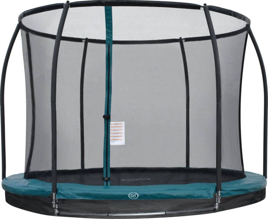 AXI Boston Trampoline met veiligheidsnet Ø 305 cm Groen Inground & Onground op palen Rond 10ft