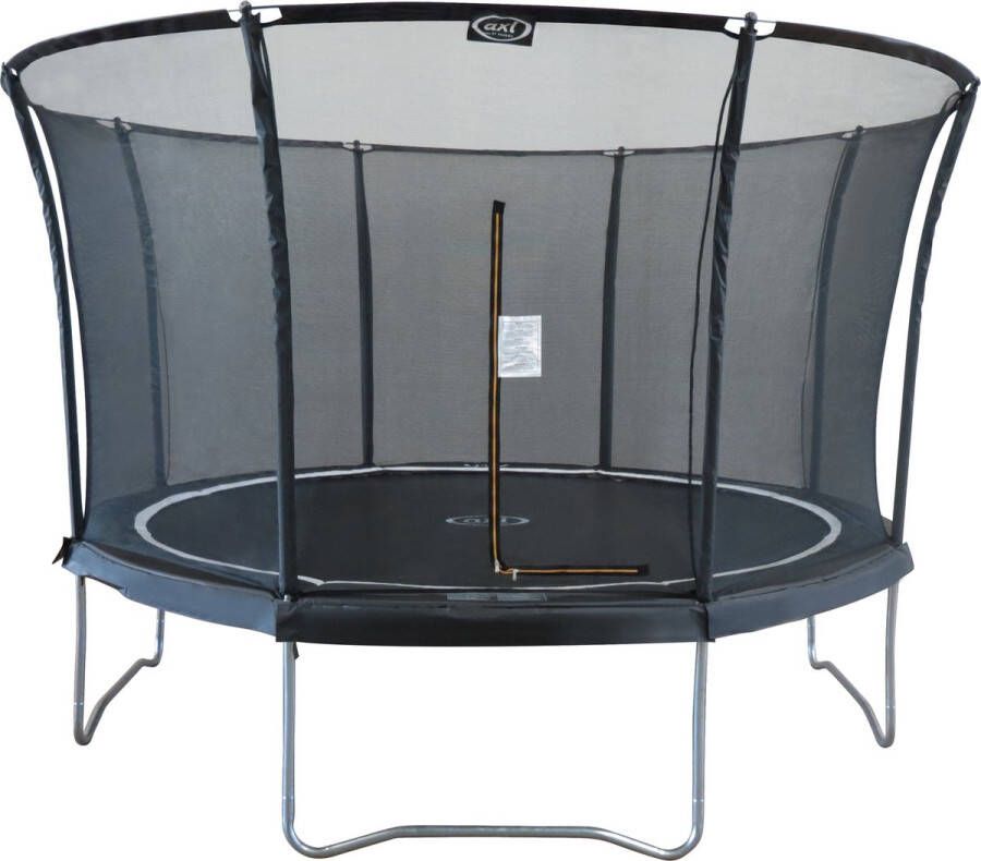 AXI Denver Trampoline met veiligheidsnet Ø 366 cm Zwart Onground trampoline op palen voor kinderen