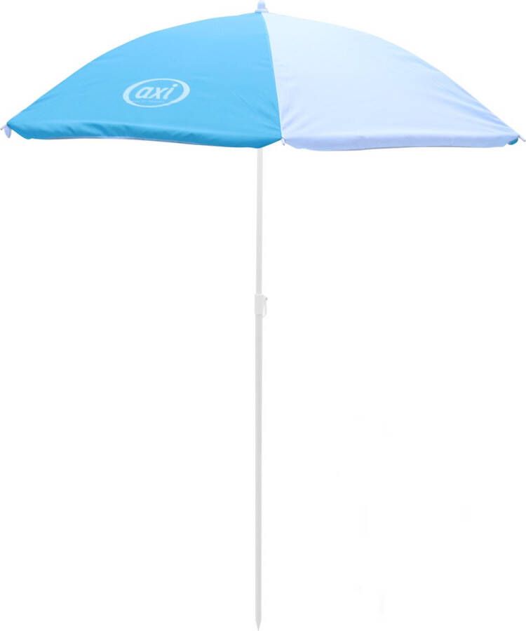AXI Parasol ?125 cm voor kinderen in blauw & wit Compatibel met picknicktafels watertafels & zandbakken
