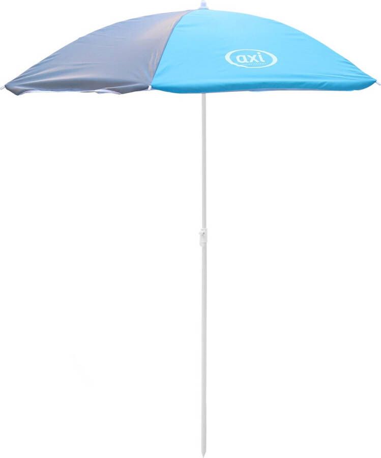 AXI Parasol ?125 cm voor kinderen in grijs & blauw Compatibel met picknicktafels watertafels & zandbakken