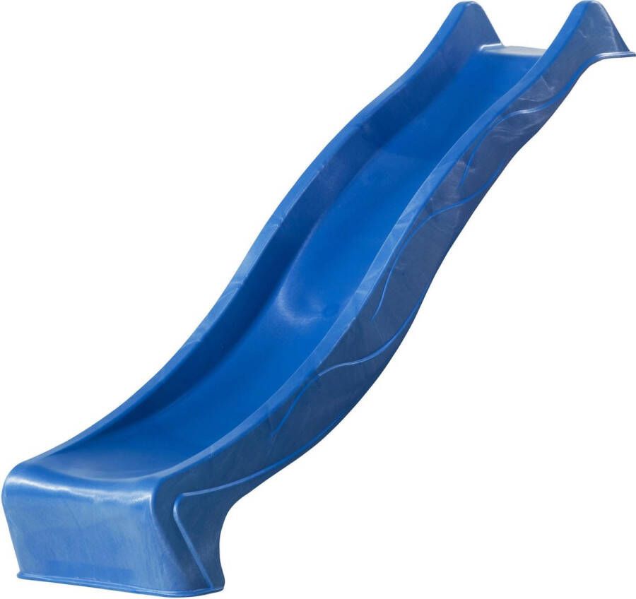 AXI Sky230 Glijbaan met wateraansluiting in Blauw 228cm Aanbouwglijbaan van Kunststof voor Platformhoogte 120cm Aanbouw element voor speelhuisje speeltoestel