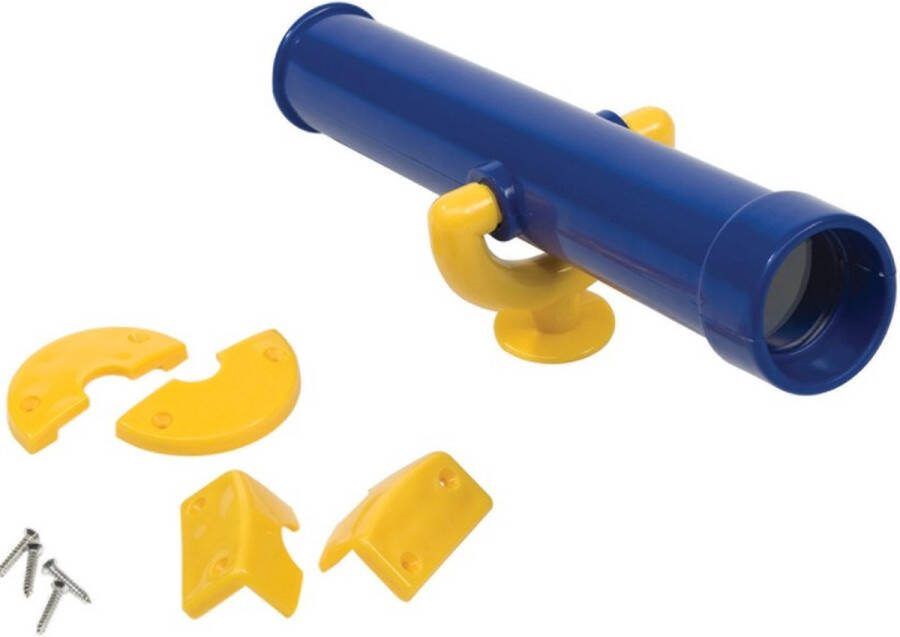 AXI Speeltoestel telescoop Blauw Geel Speelgoed telescoop Blauw Geel Kunststof telescoop Blauw Geel