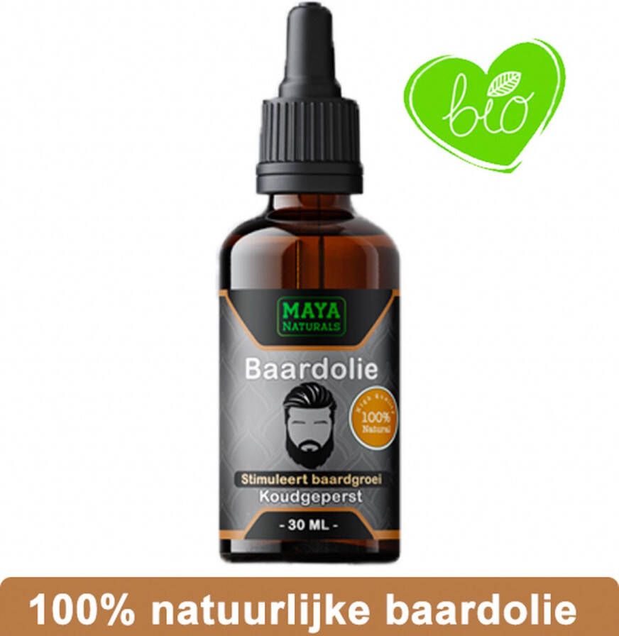 Naturals Natuurlijke Baardolie Voor Optimaal Baardgroei & baardverzorging 30ml 100% Biologisch