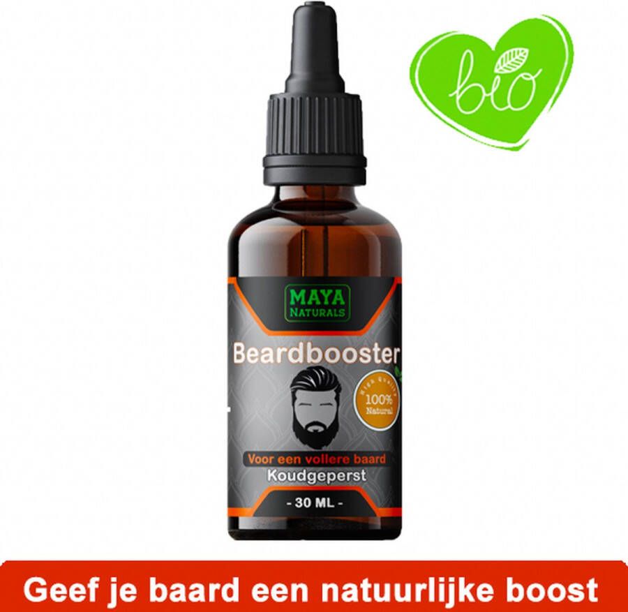 Naturals Natuurlijke Baardolie Voor Optimaal Baardgroei & baardverzorging 30ml Arganolie & Castor olie 100% Biologisch Baard olie