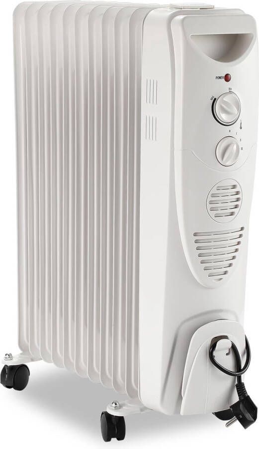 Ayangoods Elektrische Olieradiator Verstelbare Instellingen Oververhittingsbeveiliging Efficiënte Verwarming Stille Werking