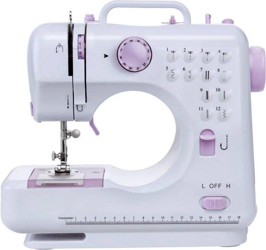 Ayangoods Multifunctionele Huishoudelijke Elektrische Naaimachine Draagbaar en Handzaam Voor Beginners en Professionals Inclusief Accessoires
