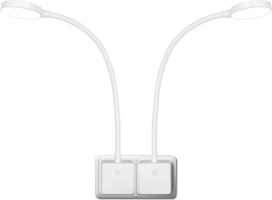 Ayangoods Nachtlampje voor Stopcontact Slaapkamer Verlichting met Schakelaar Instelbare Helderheid Compact Design Wit