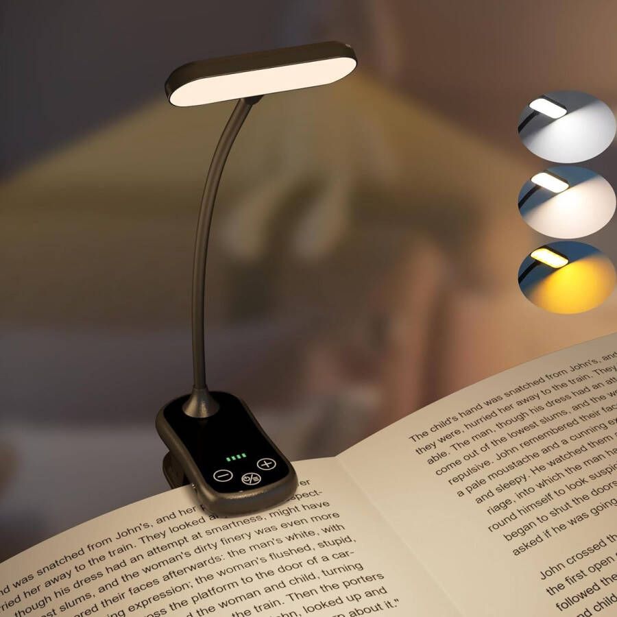 Ayangoods Oplaadbare LED Bedlamp met Beschermende Functies Draadloos en Flexibel Traploos Instelbare Helderheid Handige Indicator Modern Design