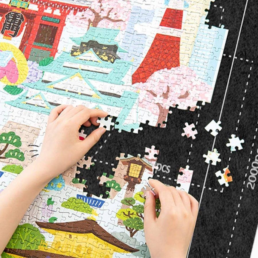 ShopHaven Puzzelmap Puzzelmat Set voor Creatief Spel Vilten Ondergrond Professioneel Ontwerp Puzzels en Meer!