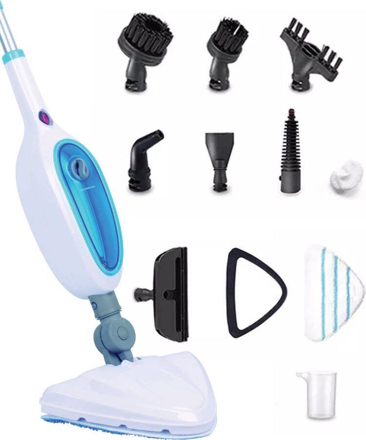 AyeTools 12 in 1 Stoomreiniger & Handstomer 10 Opzetstukken Vlekkenreiniger Tapijtreiniger
