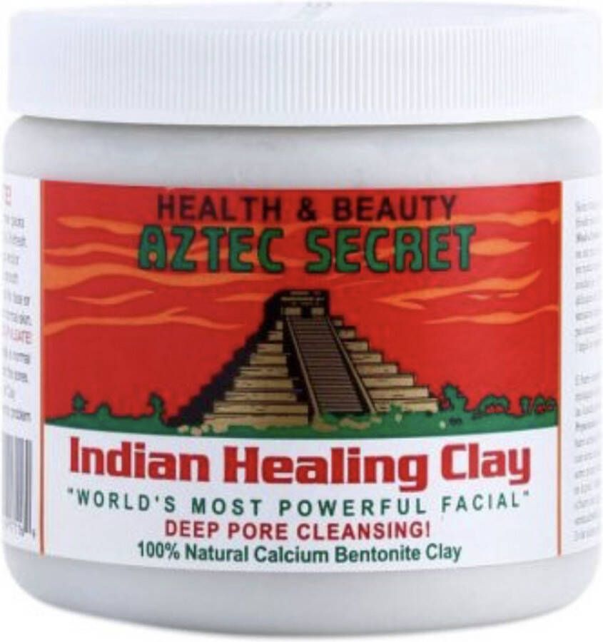 Aztec Secret Indian Healing Clay Gezichtsmasker 454 g 100% Natuurlijke Betonine Clay