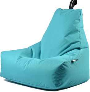 Extreme Lounging b-bag Luxe zitzak Indoor en outdoor Waterafstotend 95 x 95 x 90 cm Polyester Aquablauw