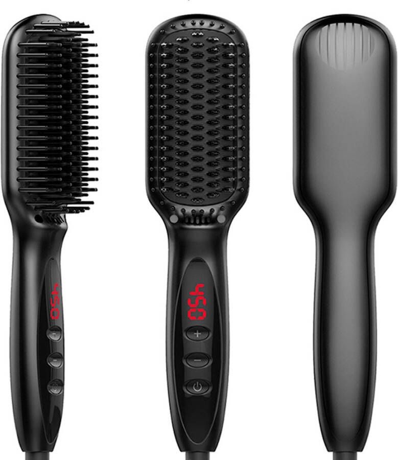 B-care Stijlborstel Stijl Haar 3 in 1 Fohnborstel Roterend Elektrische Stijlborstel Straight Brush Hetelucht Borstel Warmteborstel Haarborstel Haarverzorging Stijltang Black Friday – Sinterklaas – Schoencadeautjes Sinterklaas