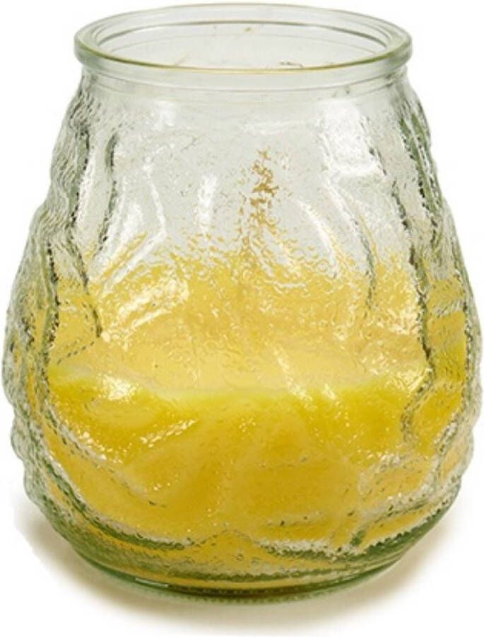 B-home-interieur.be Windlicht geurkaars citronella glas 10 cm Sfeerlichten citronellageur Waxinelichtjes Anti-muggen citronella