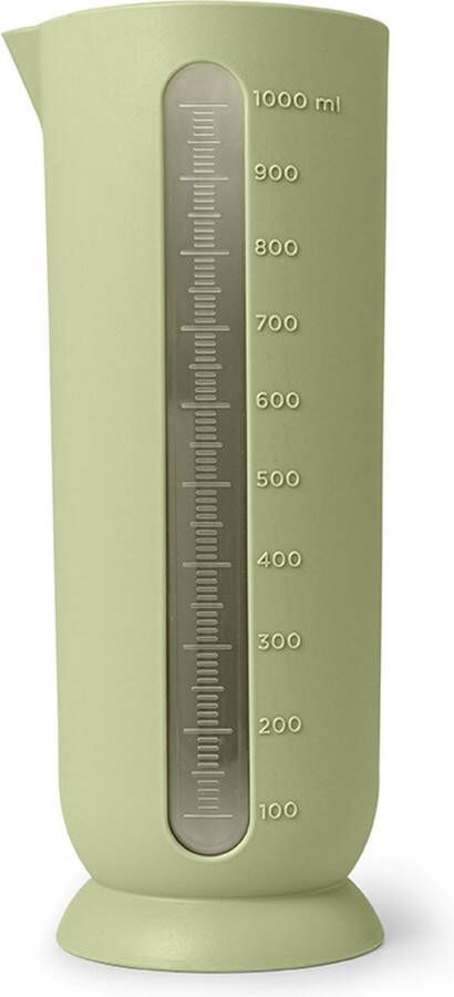 B+ Maatbeker QB Kunststof 1000 ml Ø 8 7 x H 23 5 cm licht eucalyptus groen