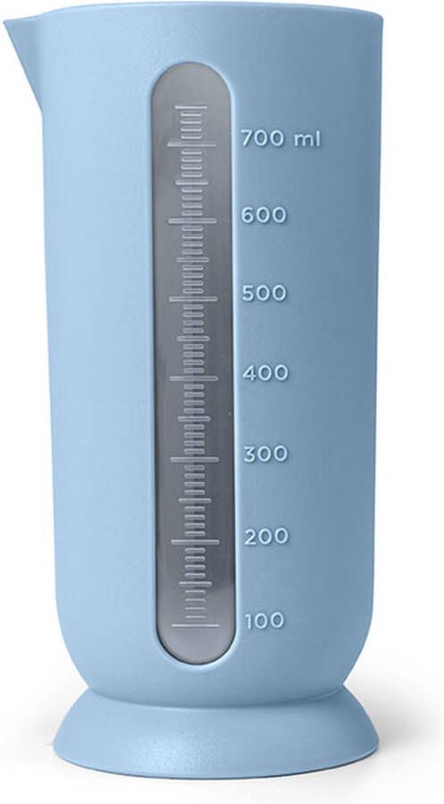 B+ Maatbeker QB medium 750 ml Ø 8 7 x H 19 cm medium zee blauw