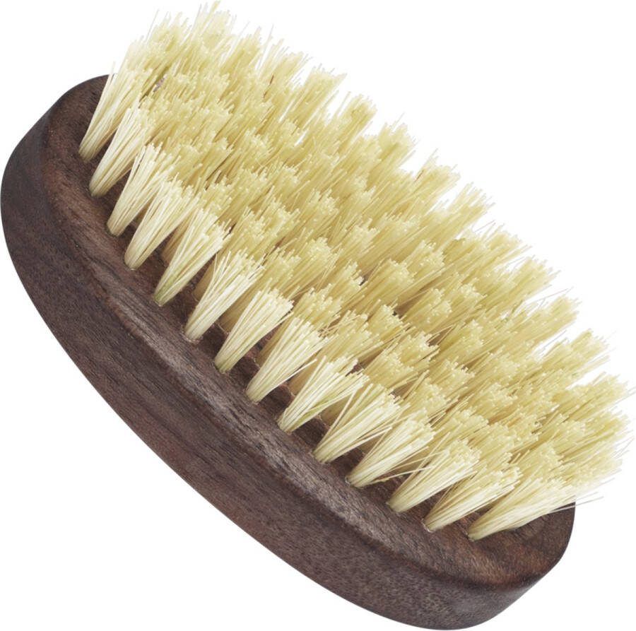 Baardstuff Vegan Baardborstel Voor een Volle Gezonde & Schone Baard Walnotenhout Regular Size