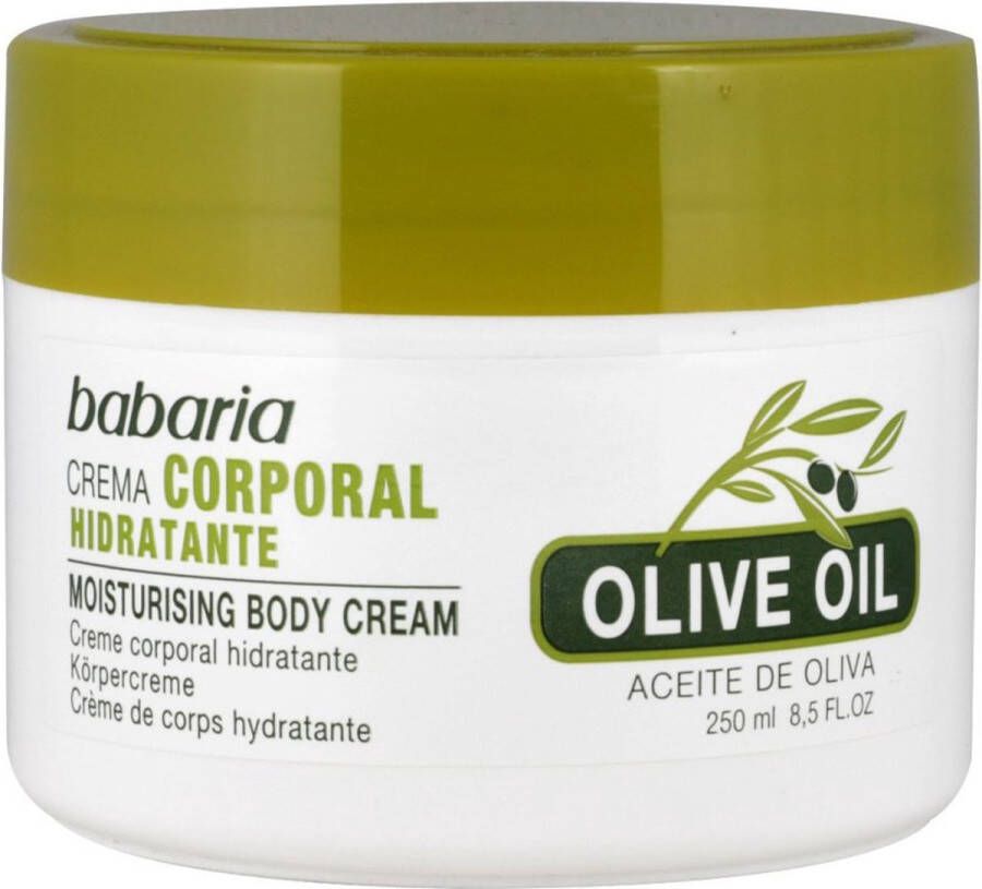 Babaria Moisturizing Olive Oil Body Cream 250ml