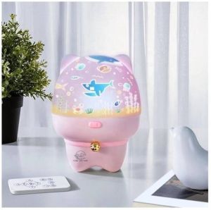 Baby and More Projector Lamp Galaxy projector Led Nachtlampje met Bluetoothfunctie Sterrenprojector Slaaphulp Roze