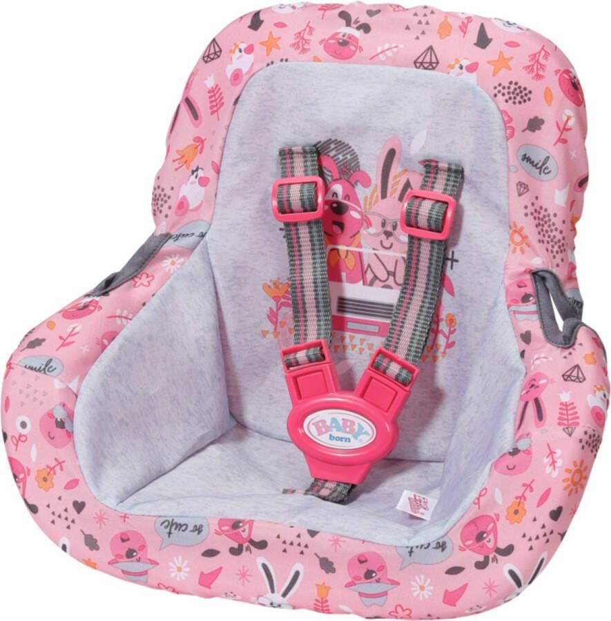 BABY born Autostoel Poppenvervoersmiddel 36 + 43 cm