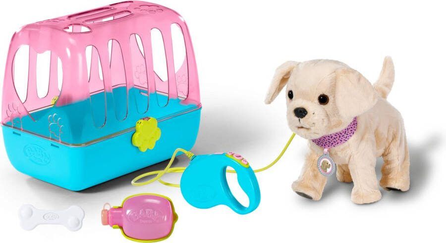 BABY born Puppy Lucky Hondje met bench
