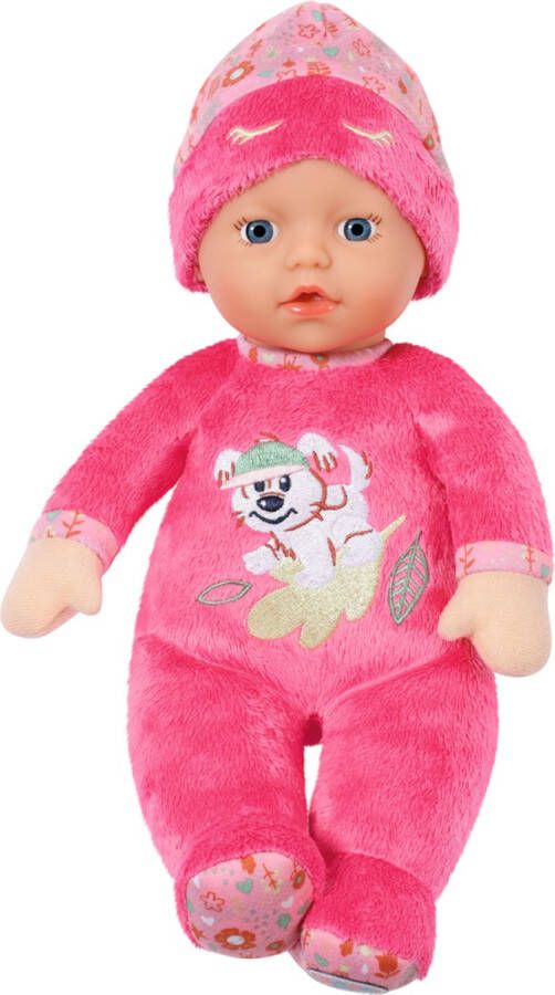 BABY born Sleepy voor Babies Roze met Hondopdruk Babypop 30 cm