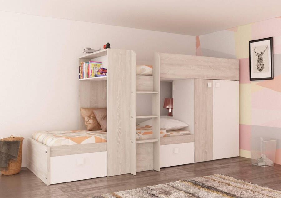 Baby & Tiener Collection Stapelbed Maxim Wit