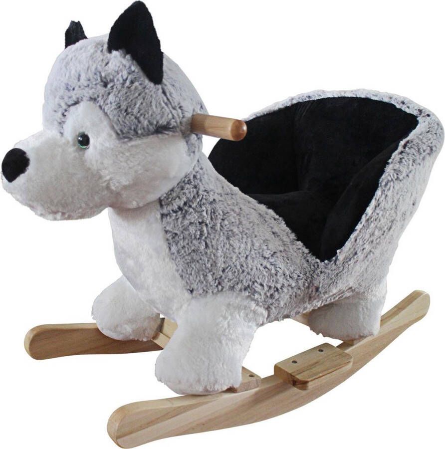BabyGO Hobbeldier Schommeldier Hobbelpaard Husky