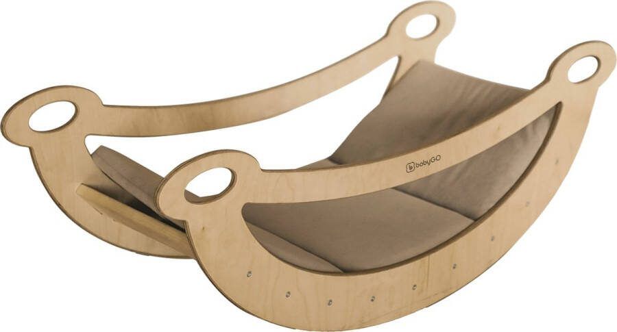 BabyGO Woodland Nature Houten Schommelstoel Rocker 99925