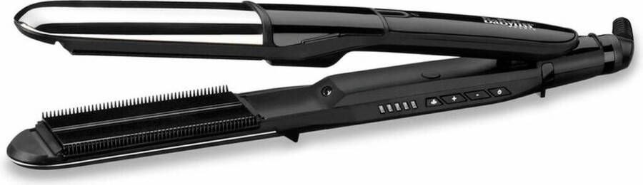 BaByliss 2-in-1 Advanced Steam Shine Styler Stoom Stijltang ST496E Krultang Ionische Anti-Frizz functie 39mm Platen