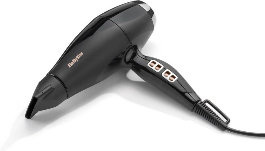 BaByliss Air Power Pro 2300 6716DE Föhn met diffuser en 2 extra blaasmonden 122 km u Coolshot