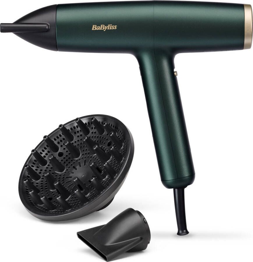 BaByliss Air Power Pro D6555DE Föhn 200 km u blaassnelheid Föhn met diffuser Stil Krachtig Effectief Salonwaardige resultaten