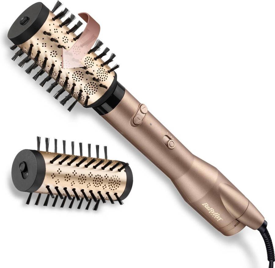 BaByliss Big Hair Dual Föhnborstel AS952E Roterende föhnborstel 2 roterende borstels Evenredige luchtverdeling [Airstyler]